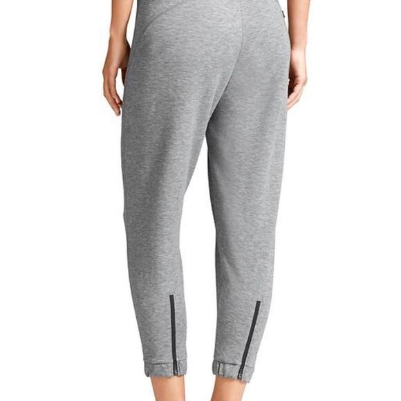 Athleta Womens Gray Fuse Capri Jogger Pants Zipper Legs and Pocket Size … - Picture 2 of 7